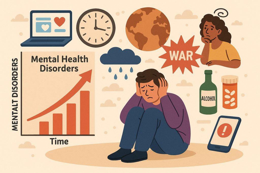 The Rise of Mental Health Disorders Over the Last 50 Years