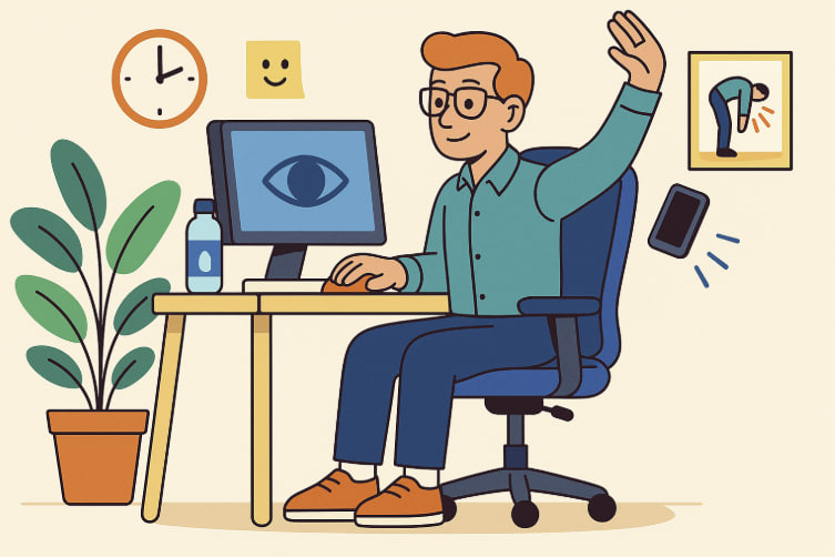 Recommendations for People Who Spend Long Hours at a Computer or Sitting Job