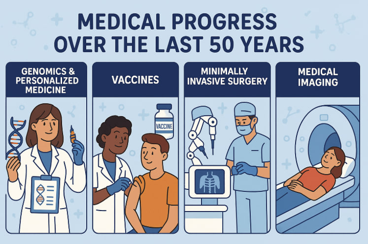 Medical Progress Over the Last 50 Years: How Science Has Transformed Health