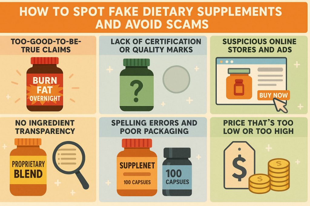 How to Spot Fake Dietary Supplements and Avoid Scams