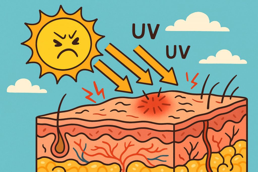 How Ultraviolet Radiation Affects the Skin