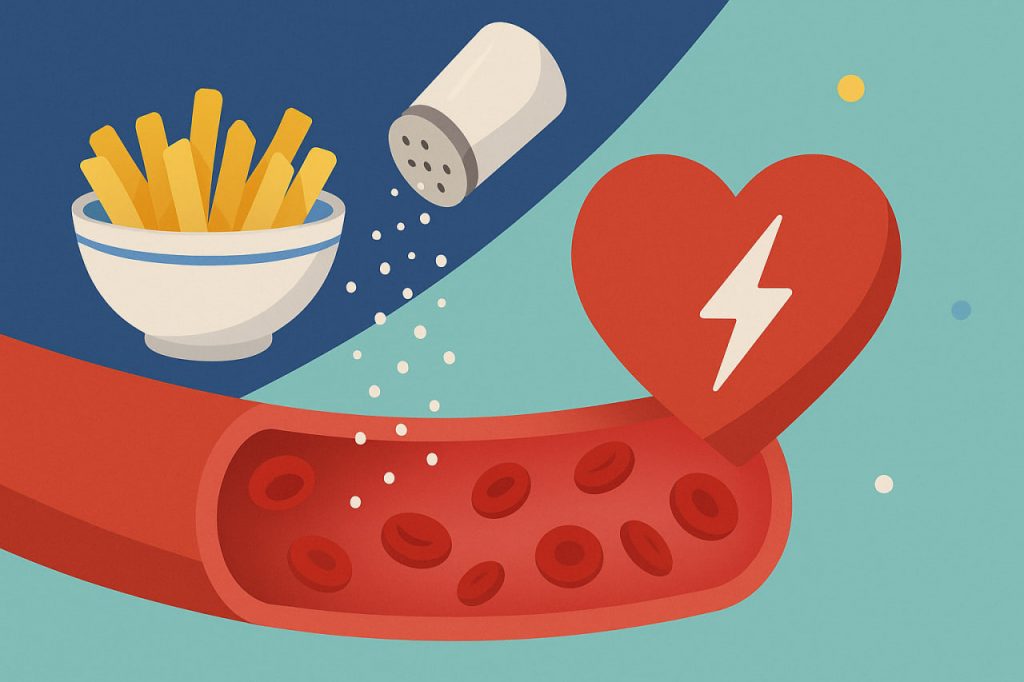 The Impact of Salty Food on Blood Vessels