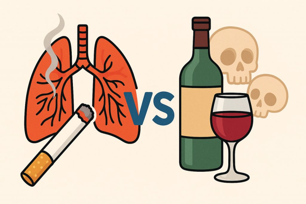 What Kills Faster – Smoking or Alcohol?