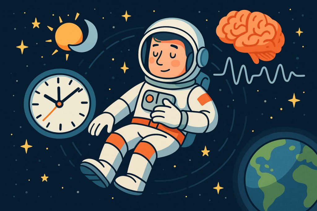How Space Affects Biological Rhythms