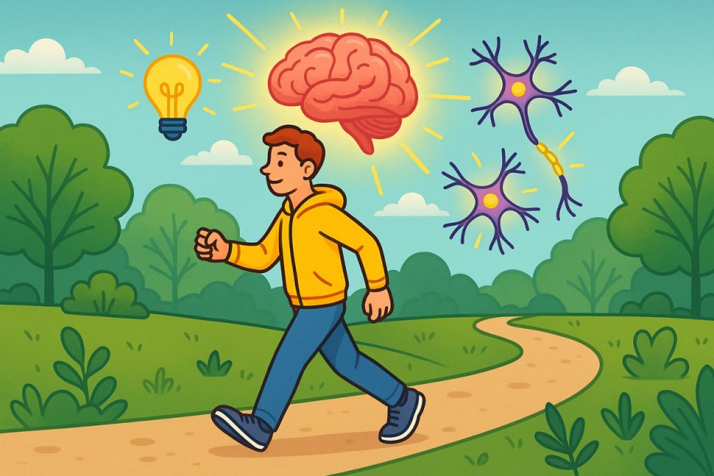 How Brain Activity Improves During Walking