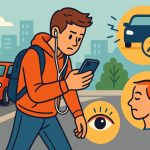 The Harm of Using Mobile Phones or Gadgets While Walking