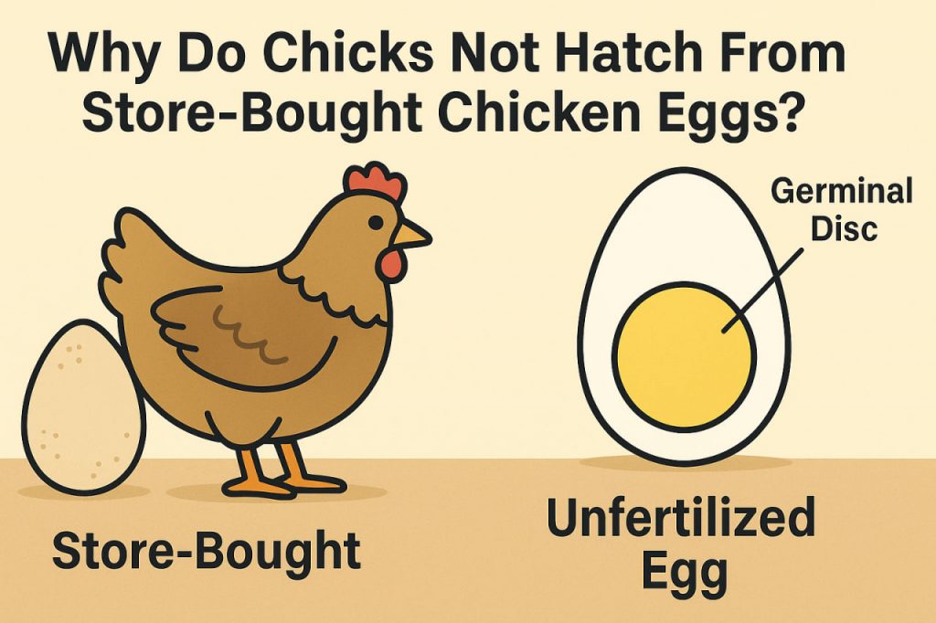 Why Do Chicks Not Hatch From Store-Bought Chicken Eggs?