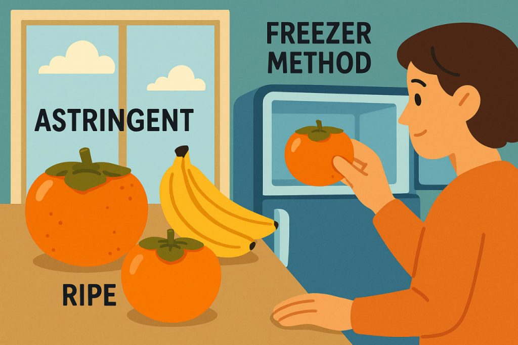 How to Remove the Astringency of Persimmons