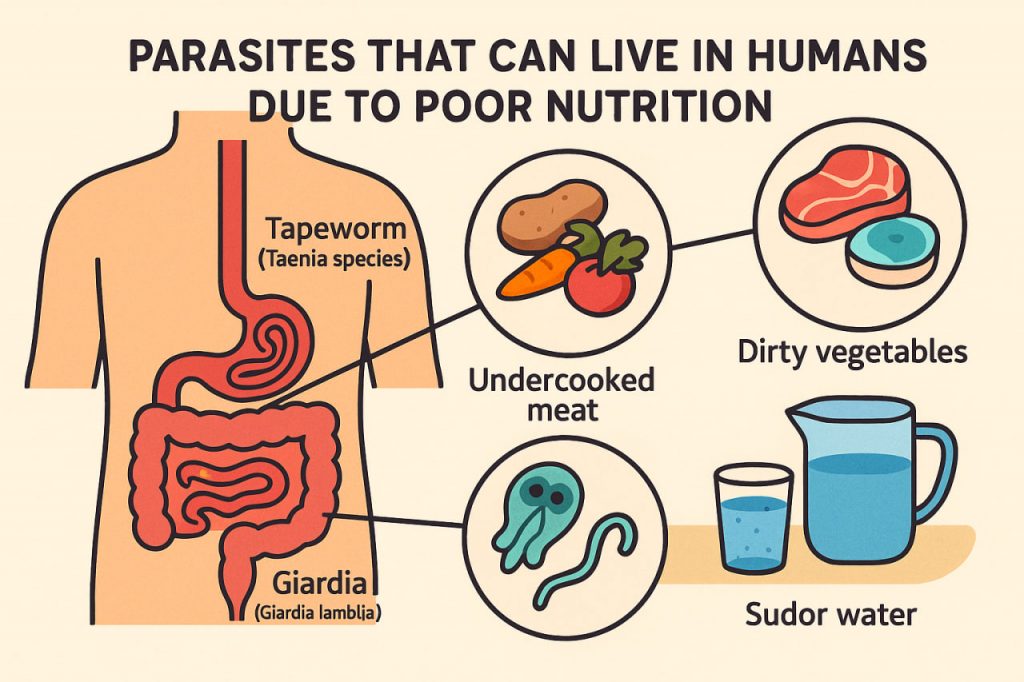 Parasites That Can Live in Humans Due to Poor Nutrition