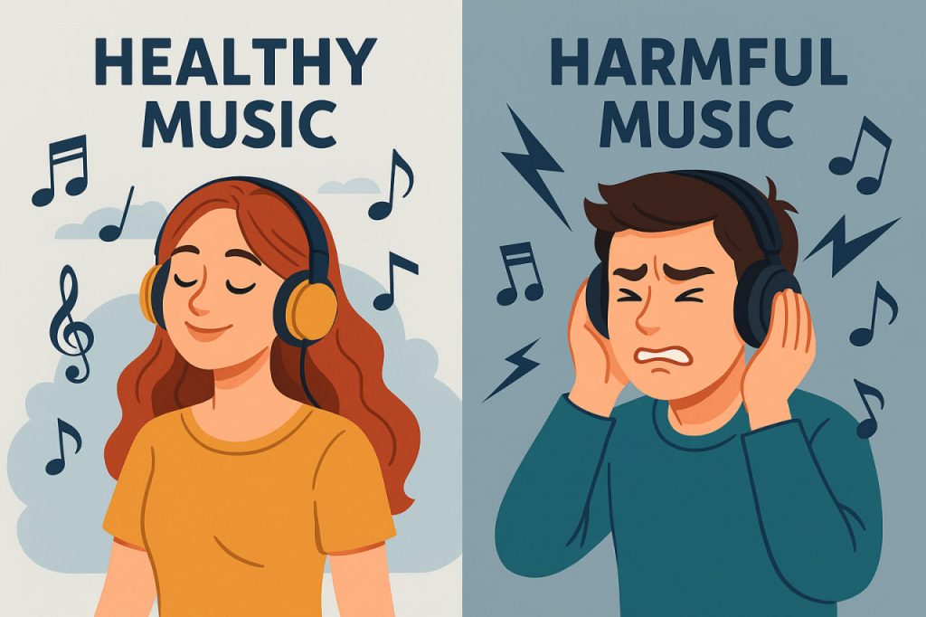Healthy and Harmful Music: How Different Sounds Influence the Human Body