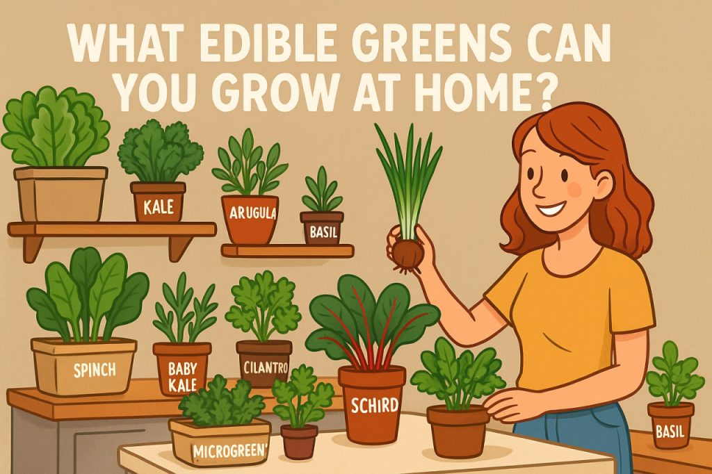 What Edible Greens Can You Grow at Home? A Practical Guide to Fresh, Healthy Indoor Gardening