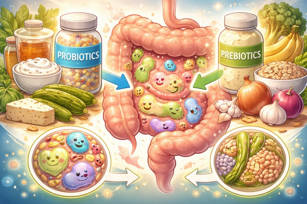 Probiotics and Prebiotics: What Is the Difference and Why They Matter