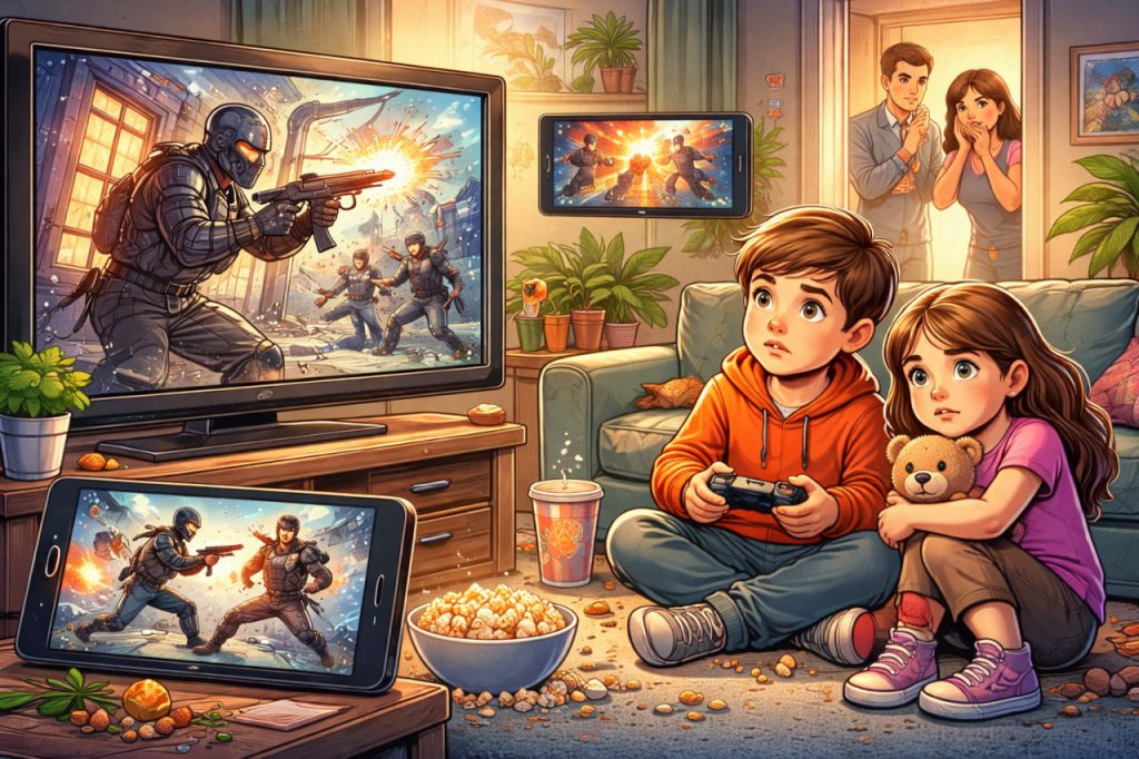 The Popularization of Violence in Media and Its Impact on Children’s Mental Health