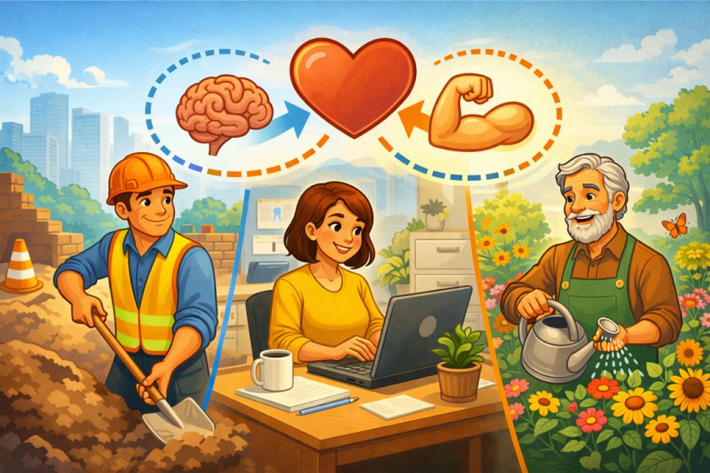 The Health Benefits of Work: How Activity Shapes Body and Mind