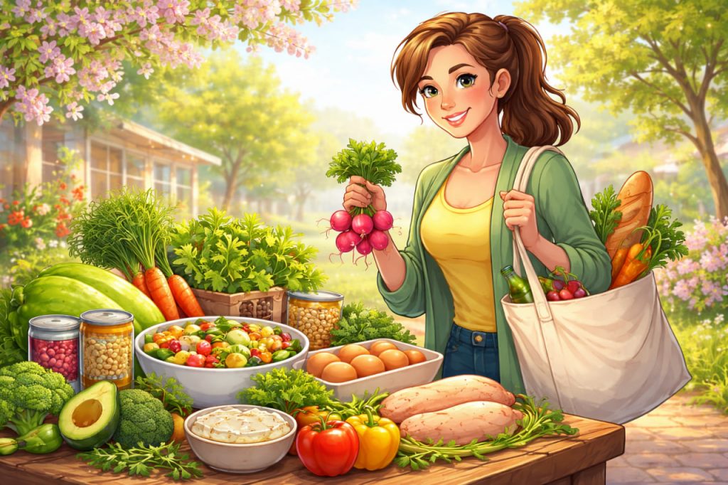 Budget-Friendly Healthy Diet in Spring