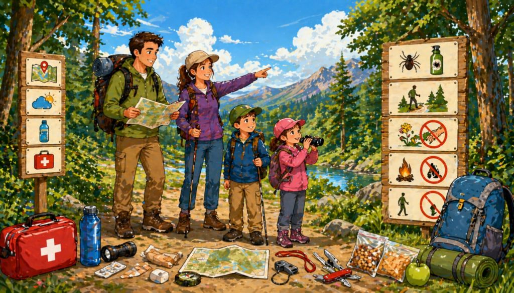 Family Hiking Safety: Essential Precautions for Trips to Forests and Nature