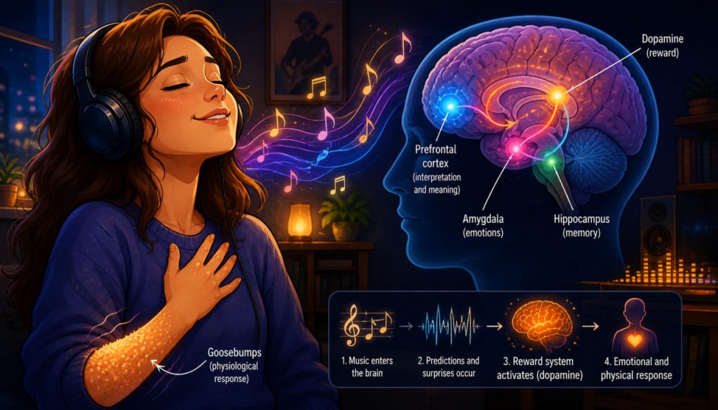 Brain and Music: Why Do Songs Give Us Goosebumps?