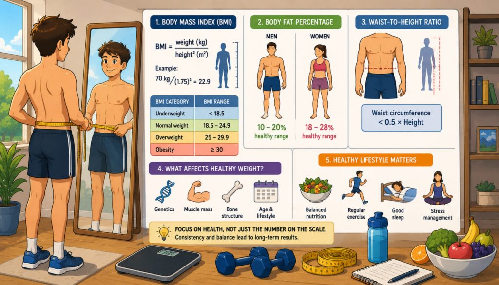 Normal Body Weight: How to Calculate a Healthy Weight Correctly