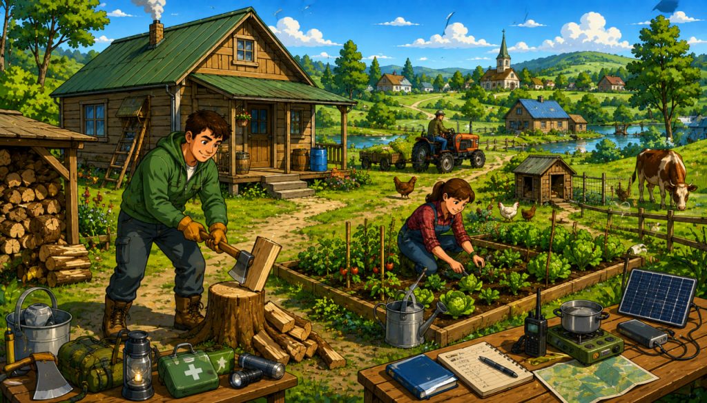 How a City Person Can Survive and Adapt in the Countryside