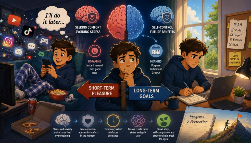 Procrastination: An Evolutionary Bug or the Brain’s Defense Mechanism?
