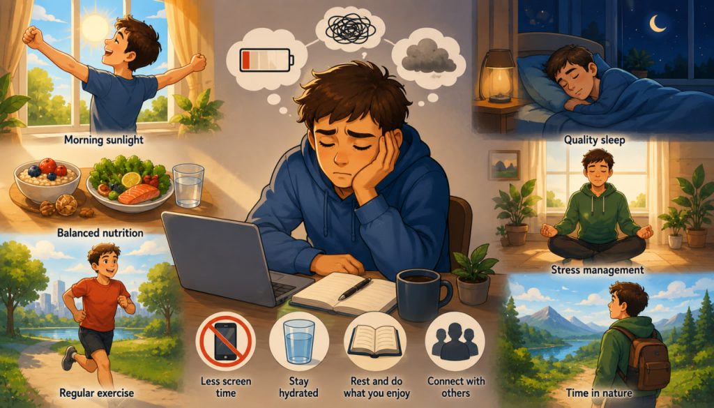 Loss of Energy: Why People Feel Exhausted and What Science Recommends