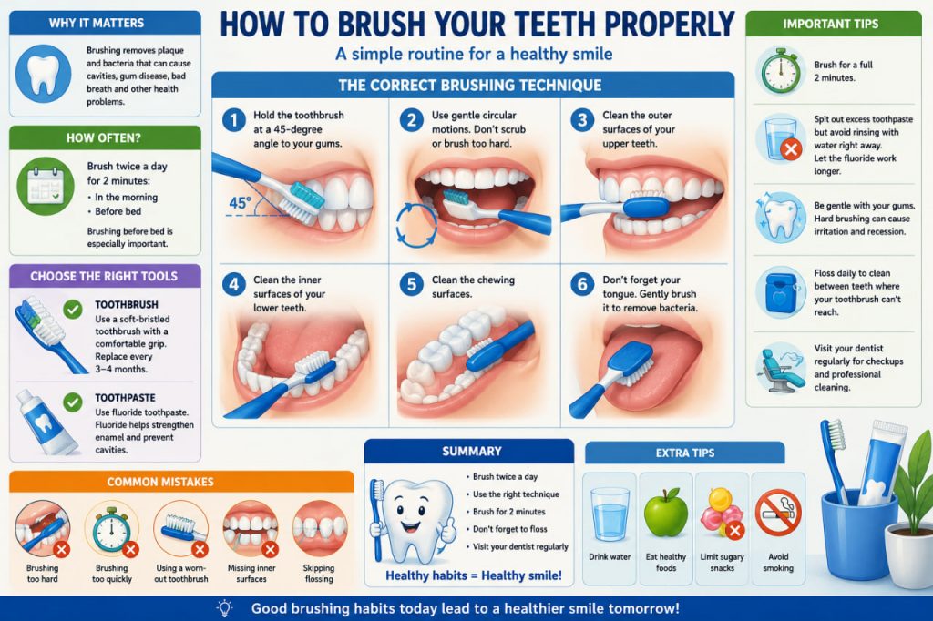 How to Brush Your Teeth Properly: A Complete Guide to Better Oral Health