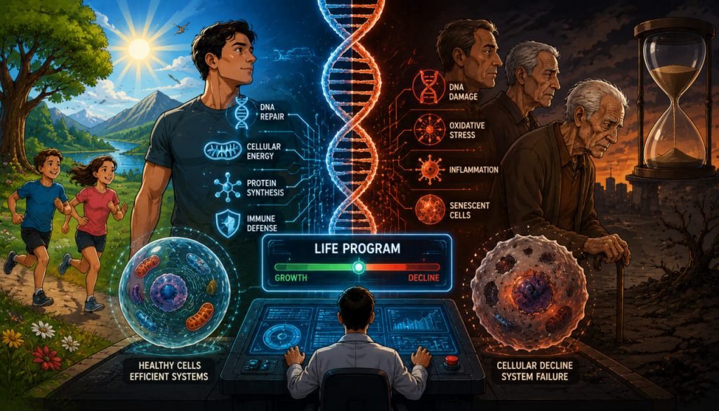 Aging as a Program: The Theory of Programmed Death