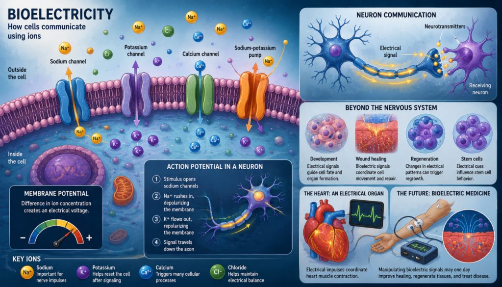 Bioelectricity: How Cells Communicate Using Ions