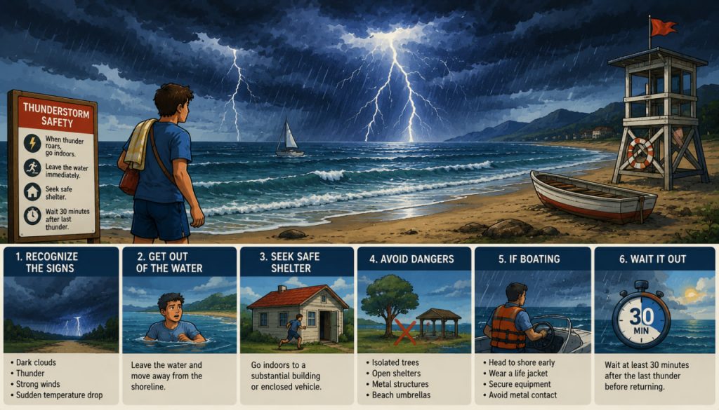 What to Do If a Thunderstorm Catches You at Sea