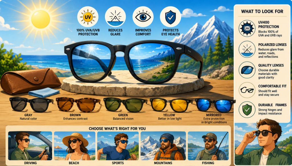Sunglasses Explained: What They Are and How to Choose the Right Pair