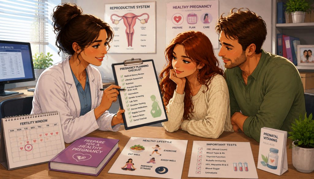 Pregnancy Planning: Essential Steps, Medical Checkups, and Tests Before Conception