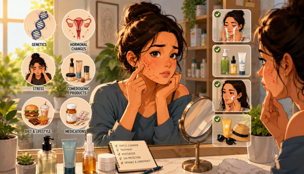 Adult Acne: Who Is to Blame and What Can You Do About It?