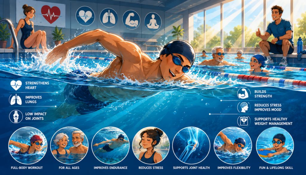 Swimming and Its Health Benefits: Why Water Is One of the Best Places to Exercise