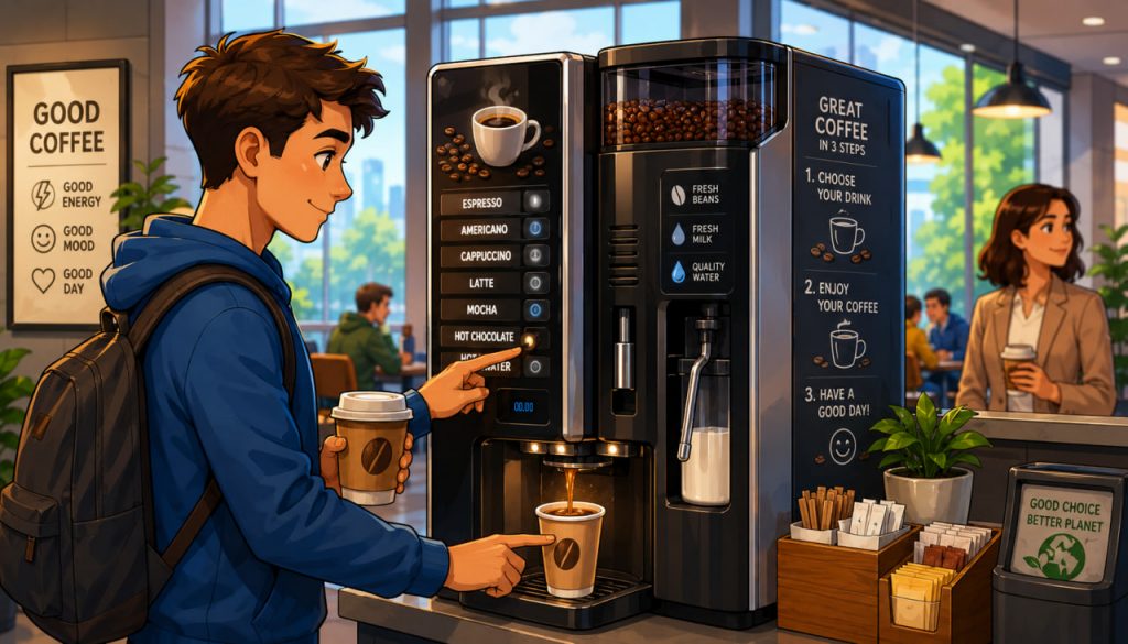 Coffee Vending Machines Explained: What They Are and Is Their Coffee Worth Buying?