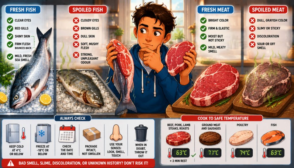 How to Tell If Fish or Meat Has Gone Bad