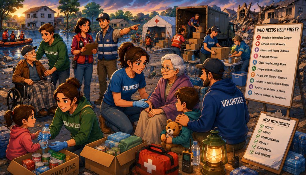 Emergency Volunteering: Who Needs Help First During a Crisis?