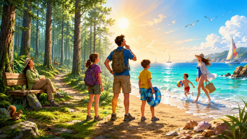 Pine Forest or Seaside Vacation: Which Is Better for Your Health and Well-Being?