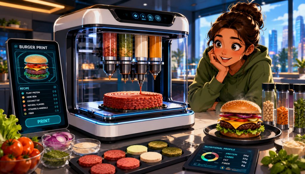 3D Food Printing Innovations: When Will We Be Printing Hamburgers at Home?