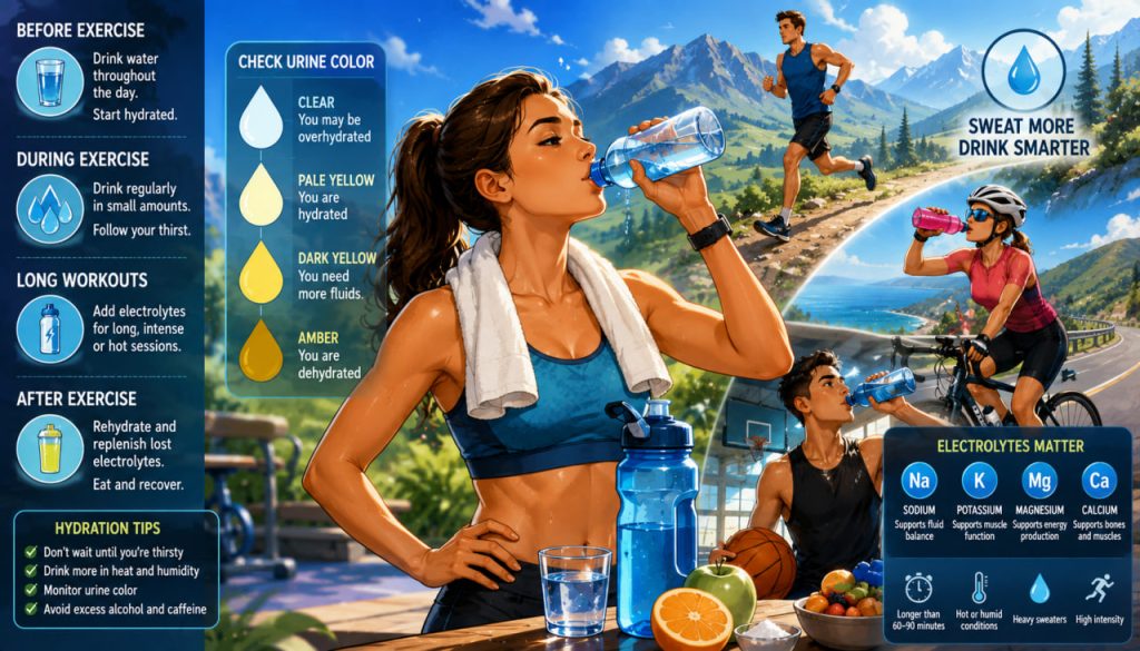 Hydration During Sports: How to Drink Water the Right Way