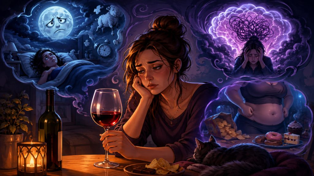 Alcohol, Sleep, Weight, and Mental Health: The Truth About “One Glass of Wine”