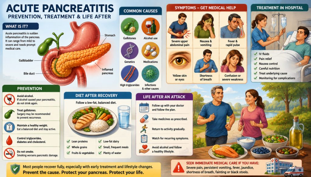 Acute Pancreatitis: Prevention, Recovery, and How to Live After an Attack