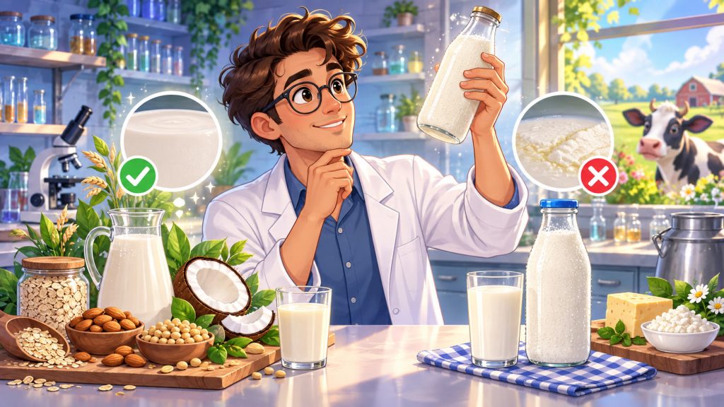 Plant-Based Milk vs. Cow’s Milk: What Should You Choose and How Can You Tell If It Is Fresh?